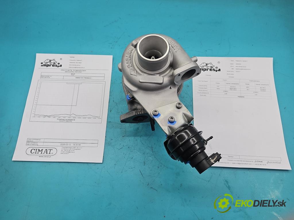 Fiat Freemont 2.0 jtd 170 HP automatic 125 kW 1956 cm3 5- turbodúchadlo, turbo repasovaná 787274-1