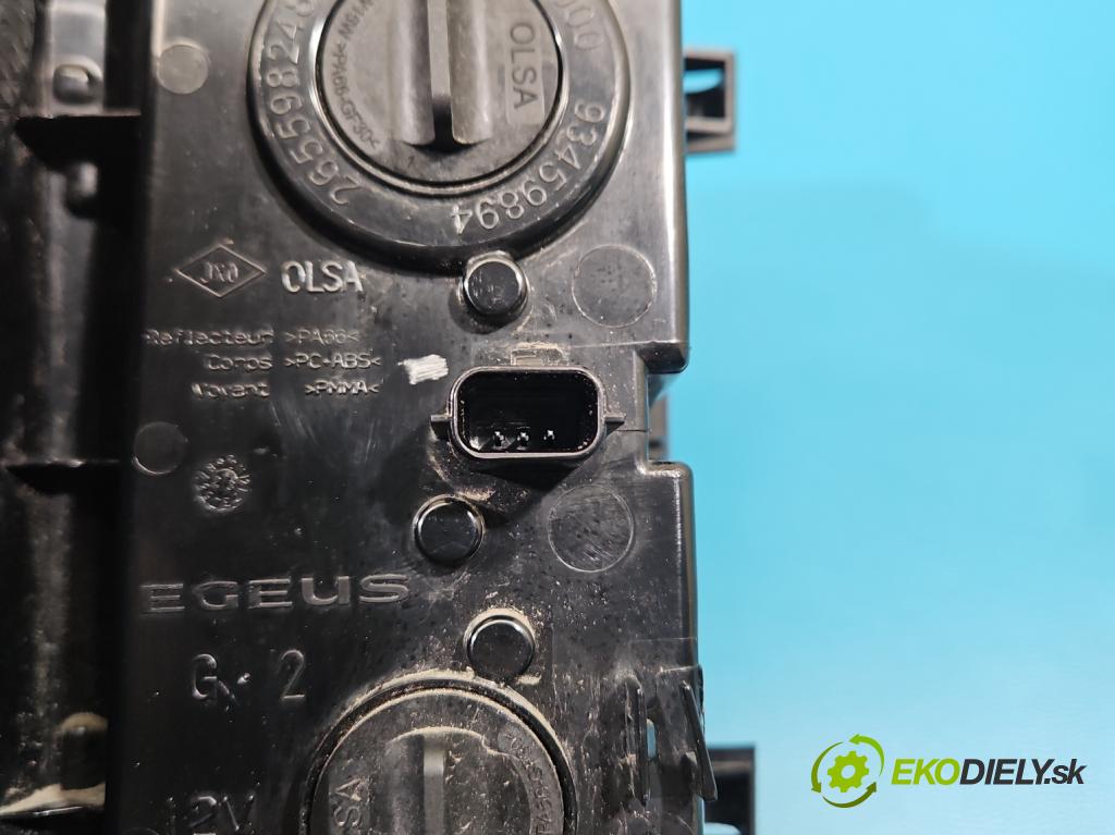 Renault Trafic III 2014 - 2.0 dci 150 HP manual 110 kW 1997 cm3 5- svetlo / reflektor zadné ľavé nárazník 265598248R