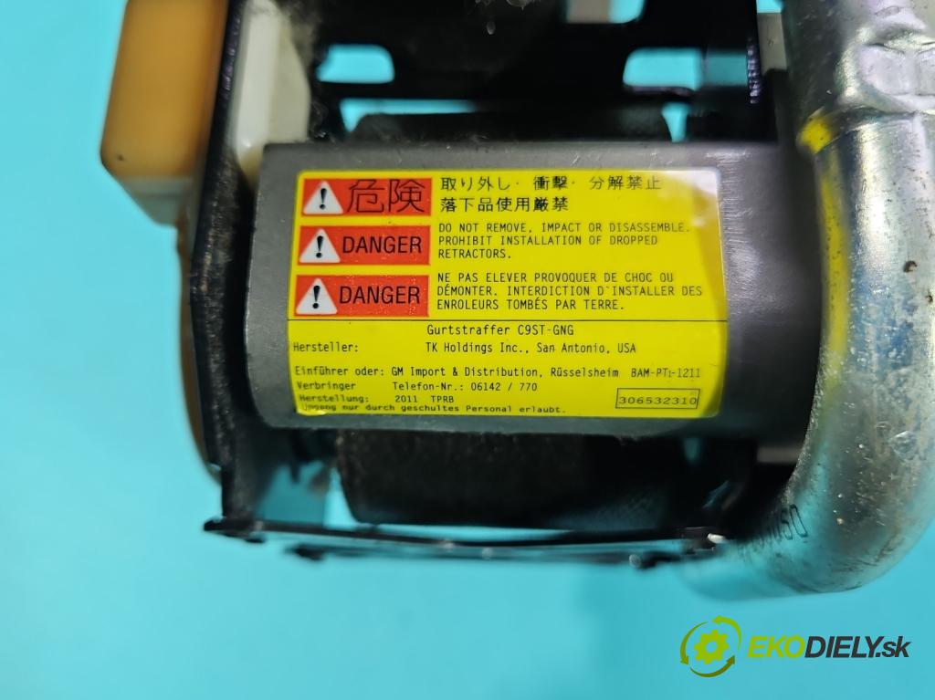 Opel Insignia A 2008-2017 2.0 cdti 131 HP manual 96 kW 1956 cm3 5- pas bezpečnosť: predné ľavý 3063932AA