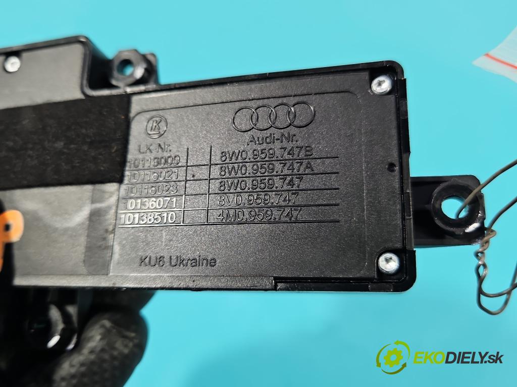 Skoda Superb III 2015-2024 2.0 tdi 150 HP automatic 110 kW 1968 cm3 5- prepínač ostatné 8W0959747B
