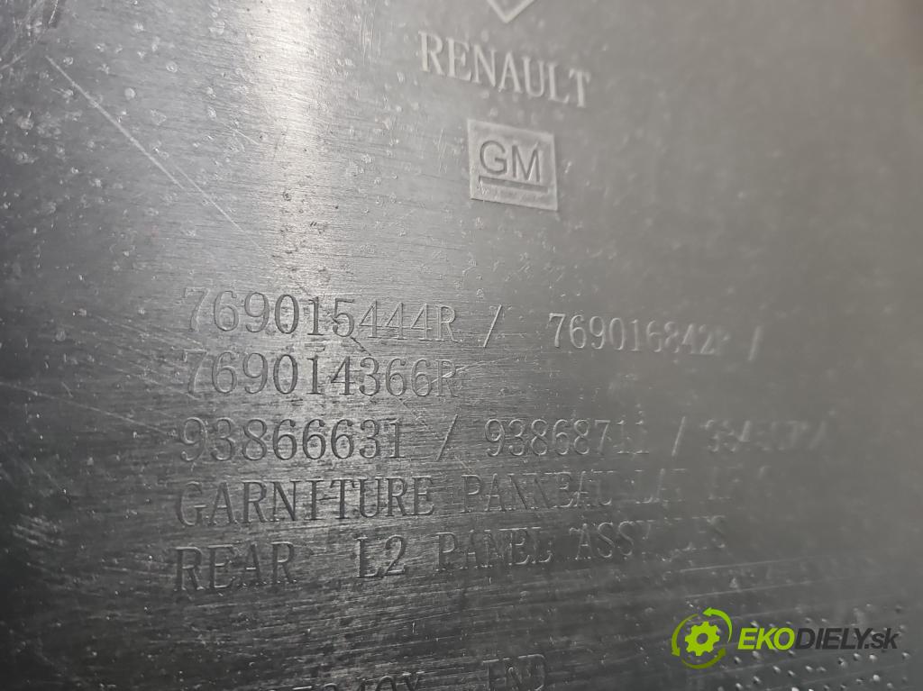 Renault Trafic III 2014 - 2.0 dci 150 hp manual 110 kW 1997 cm3 5- Tapacír: kufra: levé 769015444R