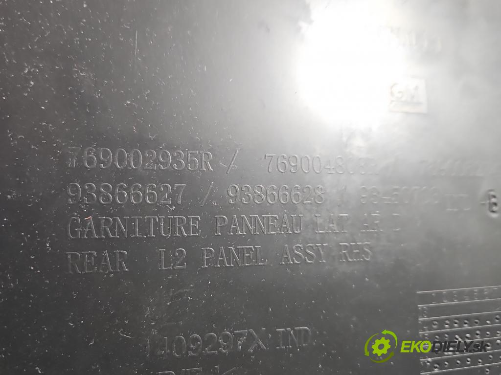 Renault Trafic III 2014 - 2.0 dci 150 hp manual 110 kW 1997 cm3 5- Tapacír: kufra: pravé 769002935R