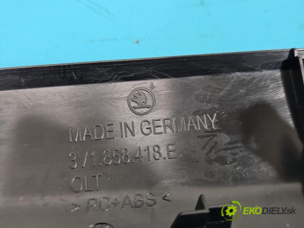 Skoda Superb III 2015-2024 2.0 tdi 150 HP automatic 110 kW 1968 cm3 5- lišta ozdobná vnitŕní: 3V1858415