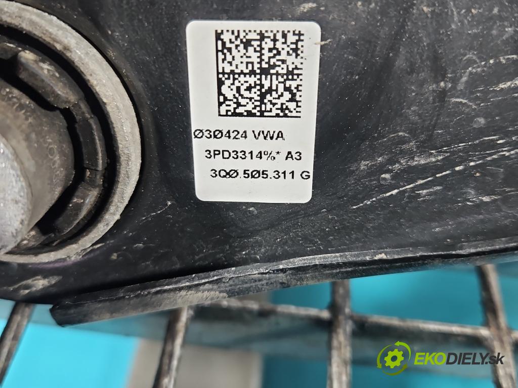 Skoda Superb III 2015-2024 2.0 tdi 150 hp automatic 110 kW 1968 cm3 5- zadní levý 3Q0505311G (Klika dveří ostatní)