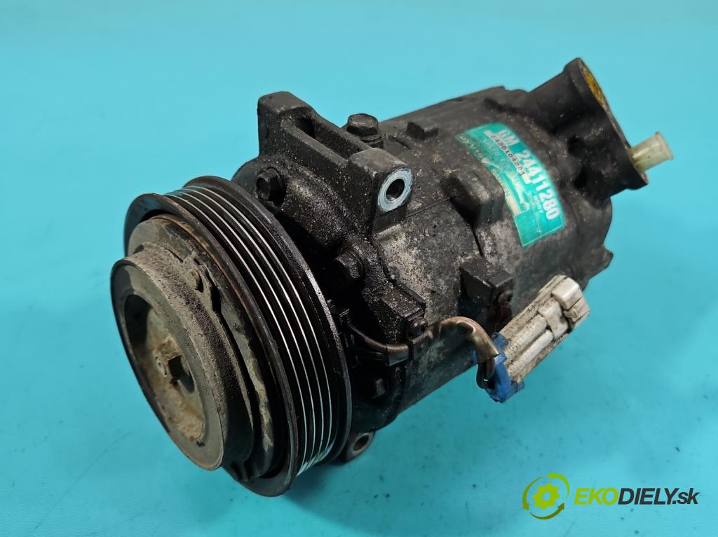 Saab 9-3 II 2002-2012 2.0 T 175 hp automatic 129 kW 1998 cm3 4- Kompresor: klíma 24411280 (Kompresor klimatizace)