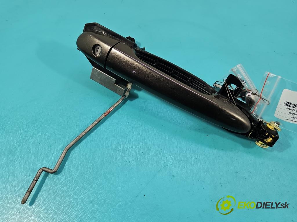 Mazda 6 III GJ 2012-2024 2.0 16V 145 HP automatic 107 kW 1998 cm3 5- rukoväť predné ľavé mimo:  (Kľučka dverí vonkajšia predná ľavá)