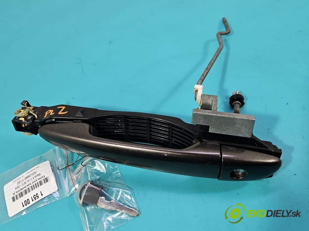 Mazda 6 III GJ 2012-2024 2.0 16V 145 HP automatic 107 kW 1998 cm3 5- rukoväť predné ľavé mimo:  (Kľučka dverí vonkajšia predná ľavá)