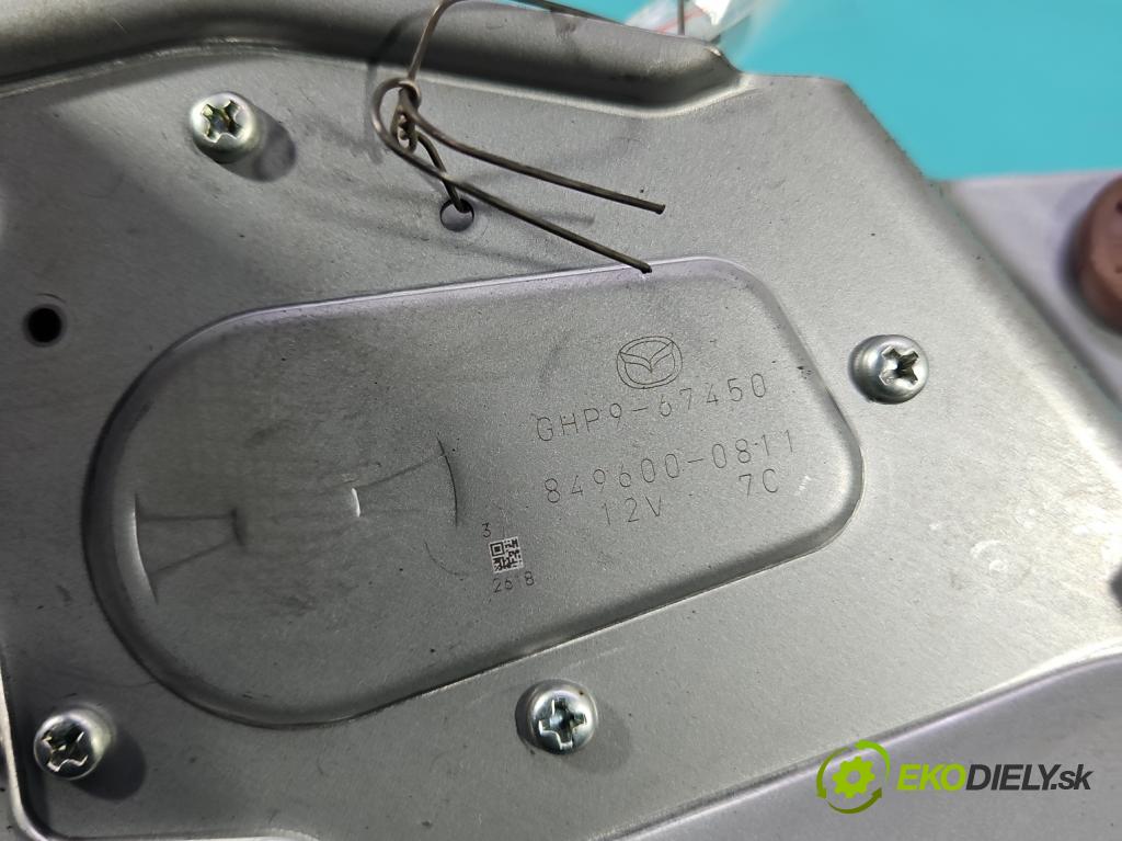 Mazda 6 III GJ 2012-2024 2.0 16V 145 hp automatic 107 kW 1998 cm3 5- motor stěrače zadní GHP9-67450