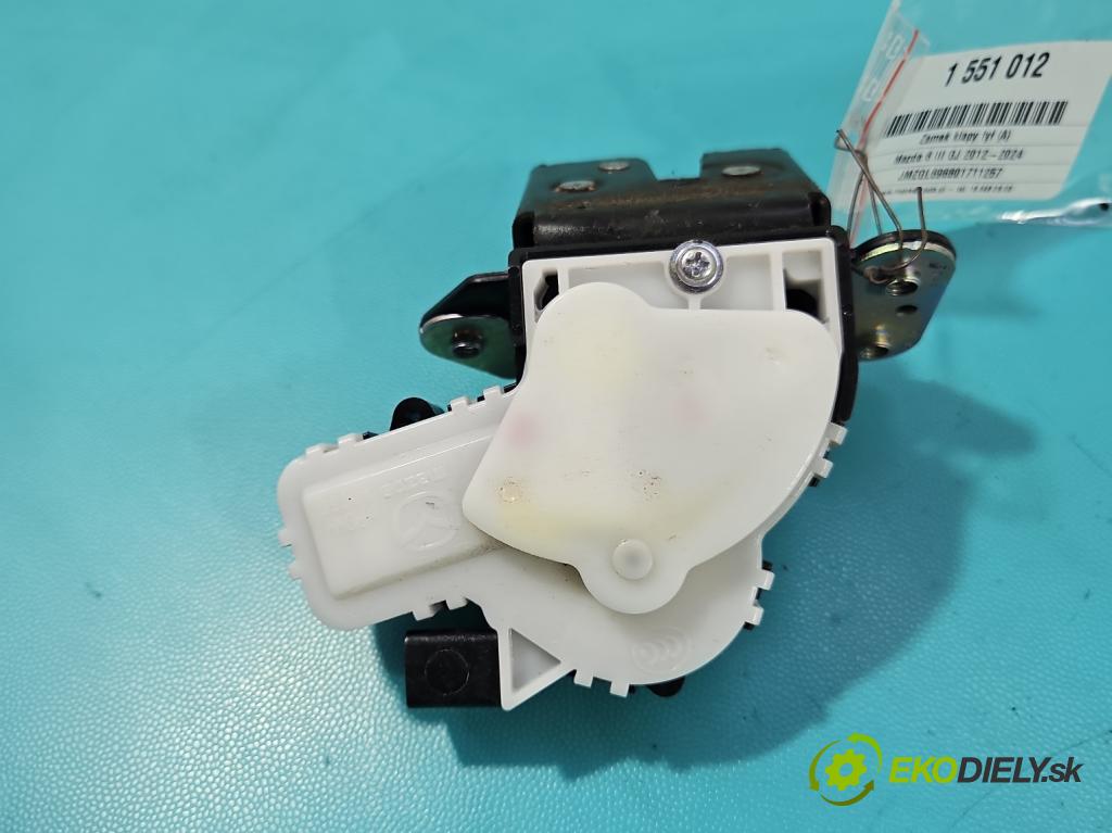 Mazda 6 III GJ 2012-2024 2.0 16V 145 HP automatic 107 kW 1998 cm3 5- zámok kufrové dvere zadné