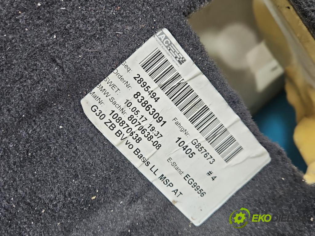 Bmw 5 G30 2017-2024 2.0d 190 HP automatic 140 kW 1995 cm3 4- koberec do auta ostatné 7419457