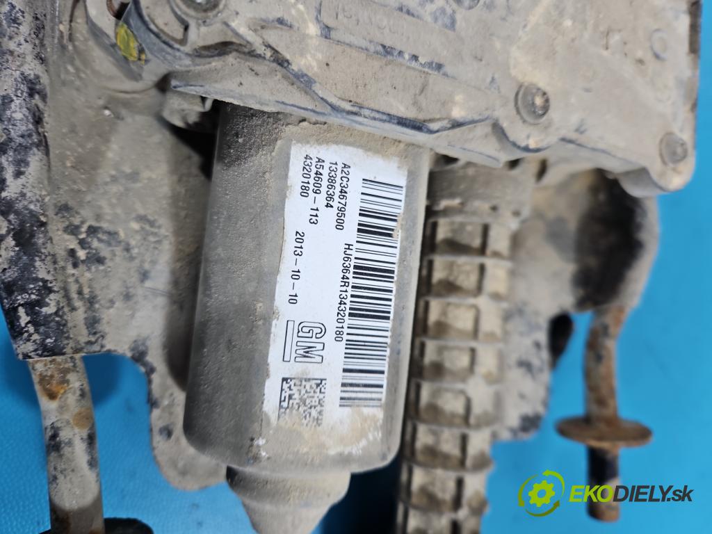 Opel Meriva B 2010-2017 1.3 cdti 75 hp manual 55 kW 1248 cm3 5- brzda manuál: elektrický: 13386364 (Ruční brzda)