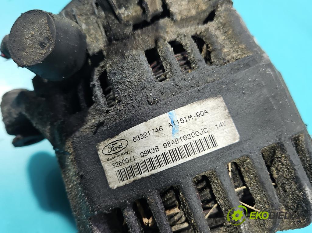 Ford Focus Mk1 1998-2004 1.8 tddi 90 HP manual 66 kW 1753 cm3 5- Alternator 63321746 (Alternátor)