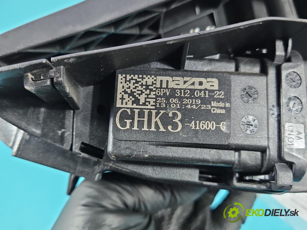 Mazda 6 III GJ 2012-2024 2.0 16V 145 HP automatic 107 kW 1998 cm3 5- pedal plyn potenciometr: 6PV312041-22