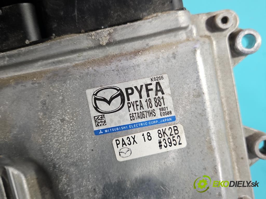 Mazda 6 III GJ 2012-2024 2.0 16V 145 HP automatic 107 kW 1998 cm3 5- riadiaca jednotka motora PYFA18881