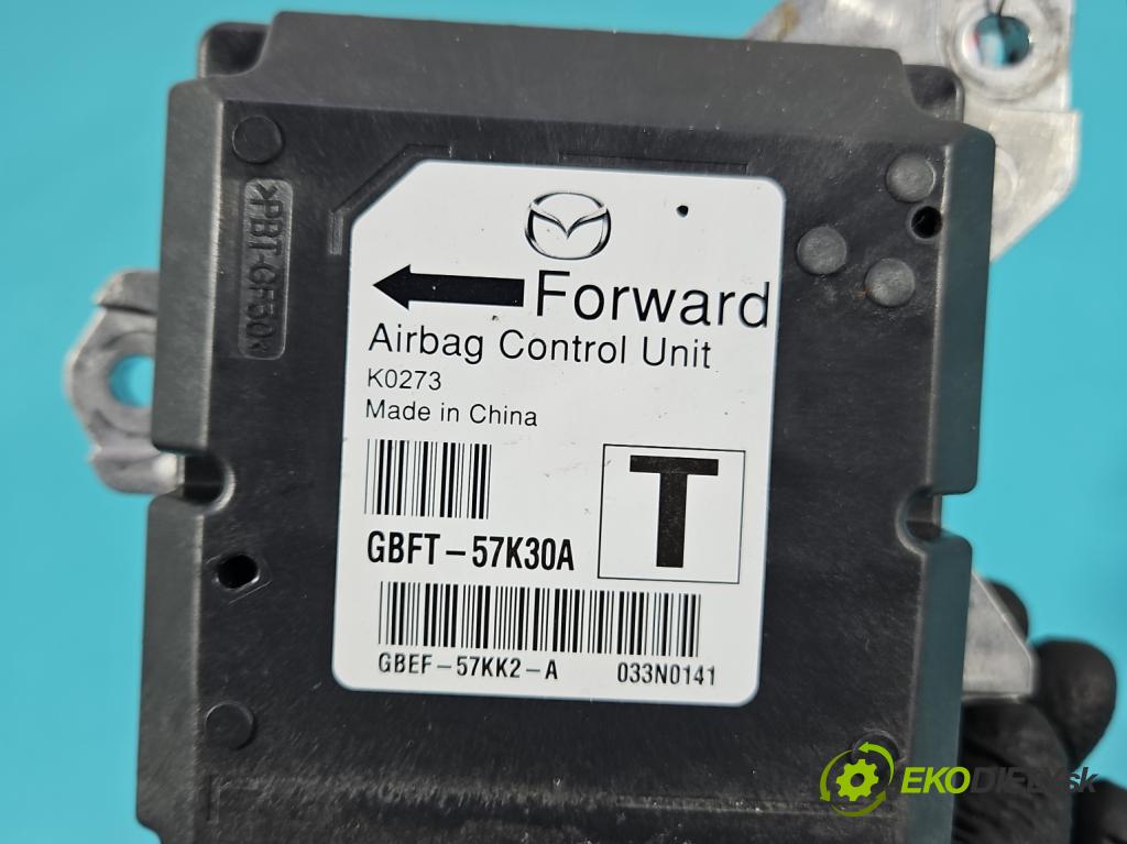 Mazda 6 III GJ 2012-2024 2.0 16V 145 HP automatic 107 kW 1998 cm3 5- riadiaca jednotka vankúše: GBFT-57K30A