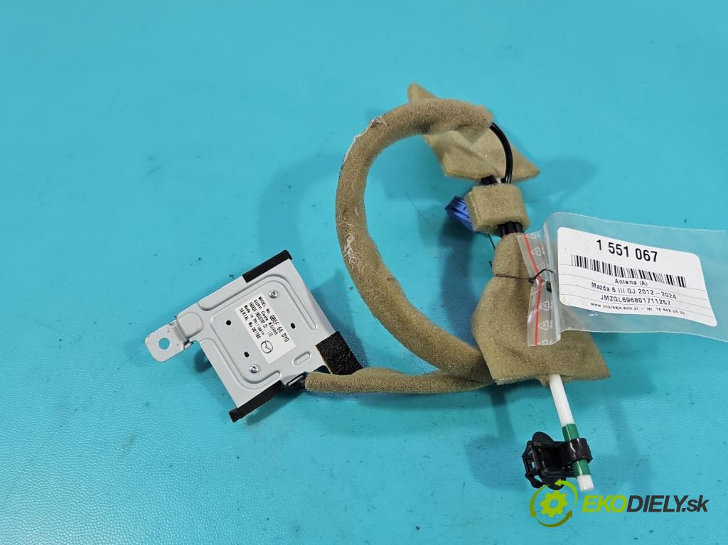 Mazda 6 III GJ 2012-2024 2.0 16V 145 HP automatic 107 kW 1998 cm3 5- Antena K5006