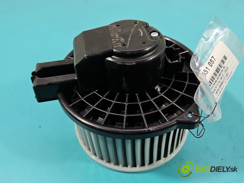Mazda 6 III GJ 2012-2024 2.0 16V 145 HP automatic 107 kW 1998 cm3 5- ventilátor vzduchu 872700-6510