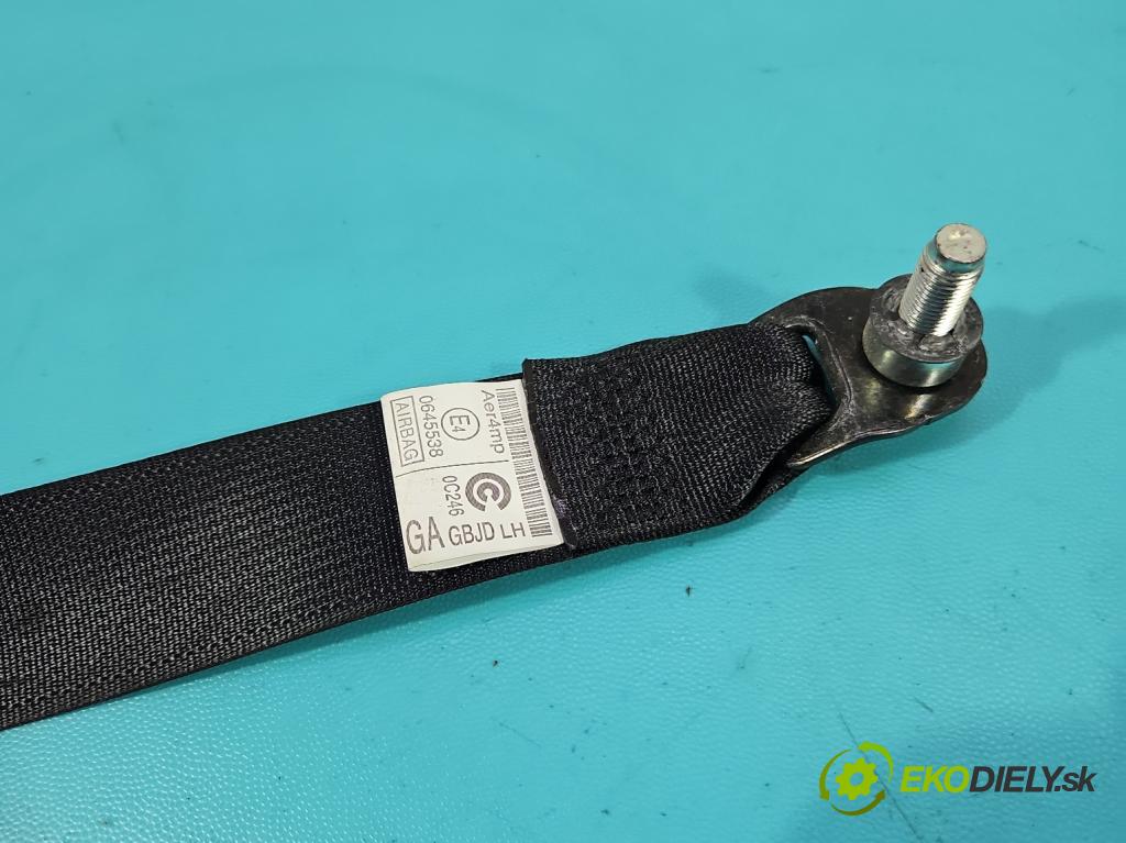 Mazda 6 III GJ 2012-2024 2.0 16V 145 HP automatic 107 kW 1998 cm3 5- pas bezpečnosť: predné ľavý 0589-P1-000146