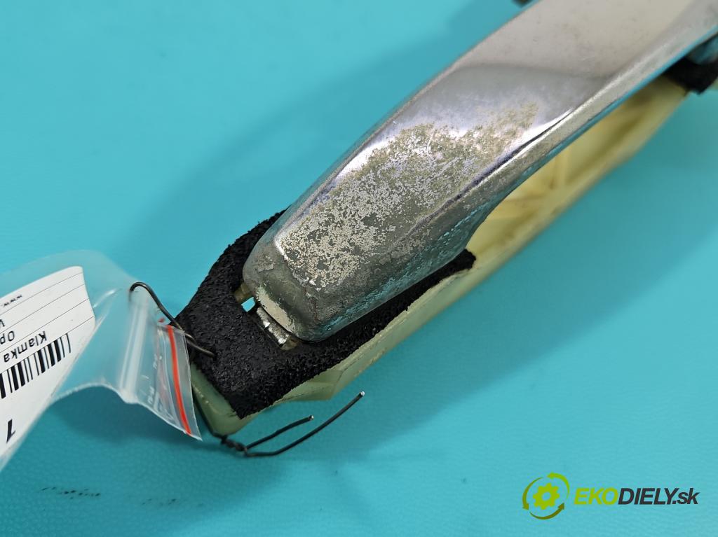 Opel Antara 2006-2015 2.0 cdti 150 HP automatic 110 kW 1991 cm3 5- rukoväť predné ľavé mimo:  (Kľučka dverí vonkajšia predná ľavá)