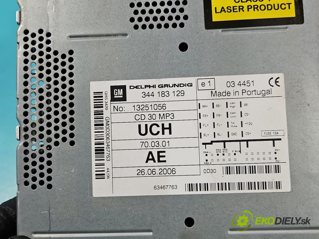 Opel Antara 2006-2015 2.0 cdti 150 HP automatic 110 kW 1991 cm3 5- Radio originál 13251056