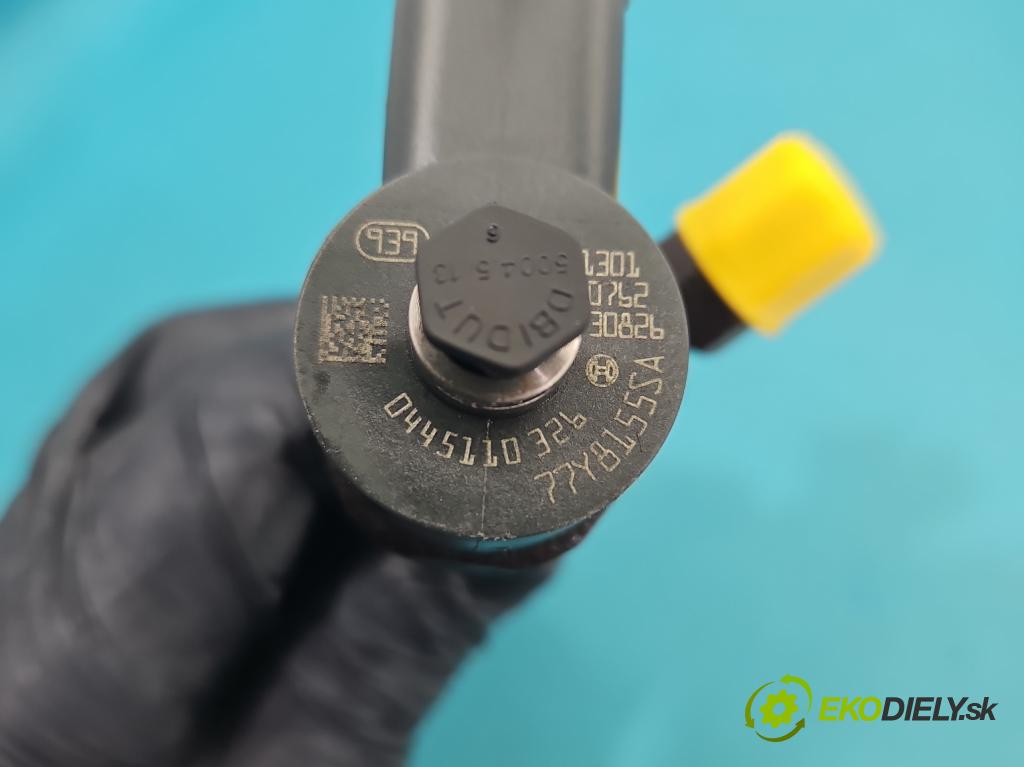 Opel Meriva B 2010-2017 1.3 cdti 75 hp manual 55 kW 1248 cm3 5- vstřikovač 0445110326 (Vstřikovač paliva)