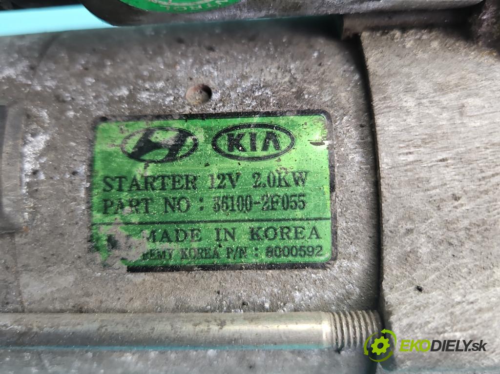 Hyundai Ix35 2.0 CRDI 136 HP manual 100 kW 1995 cm3 5- štartér 36100-2F055 (Štartér)