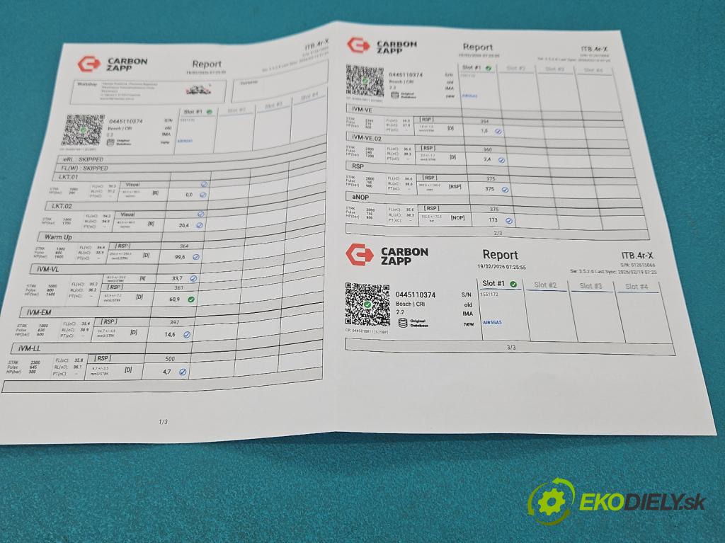 Hyundai Ix35 2.0 CRDI 136 HP manual 100 kW 1995 cm3 5- vstrek 0445110374 (Vstrekovač paliva)