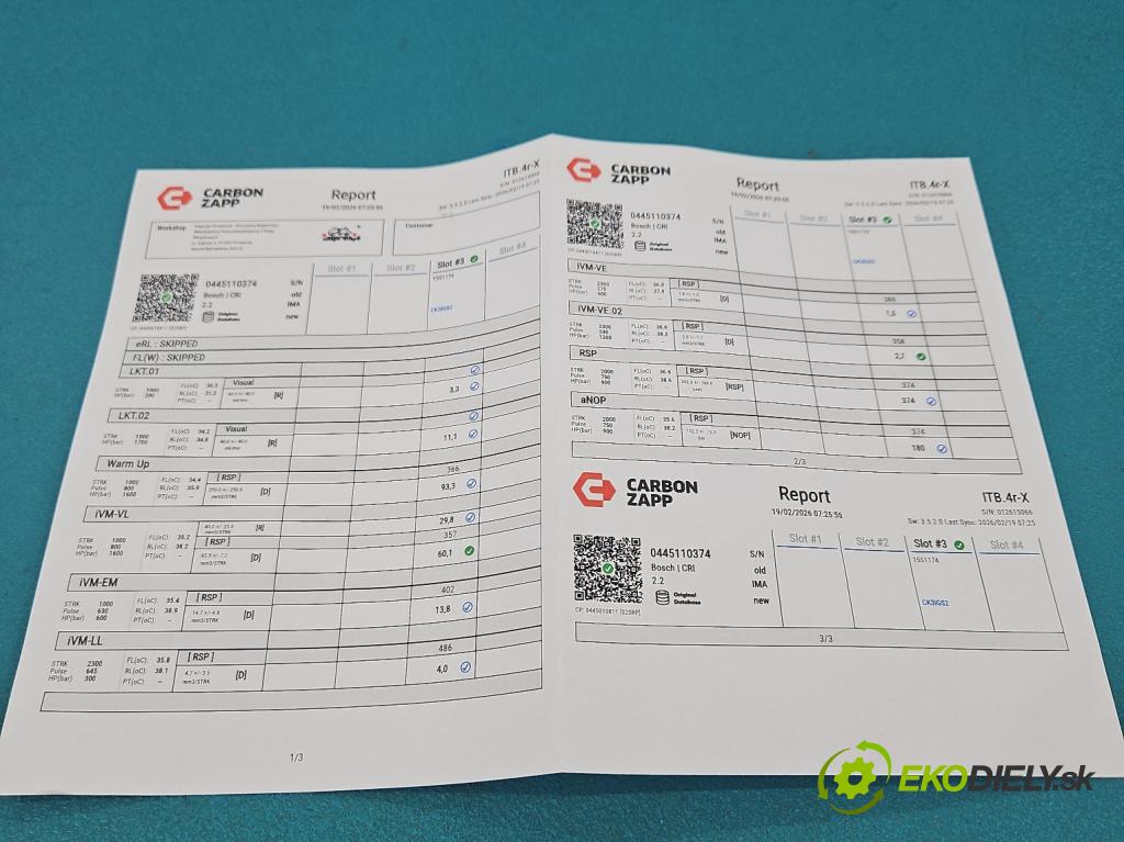 Hyundai Ix35 2.0 CRDI 136 HP manual 100 kW 1995 cm3 5- vstrek 0445110374 (Vstrekovač paliva)
