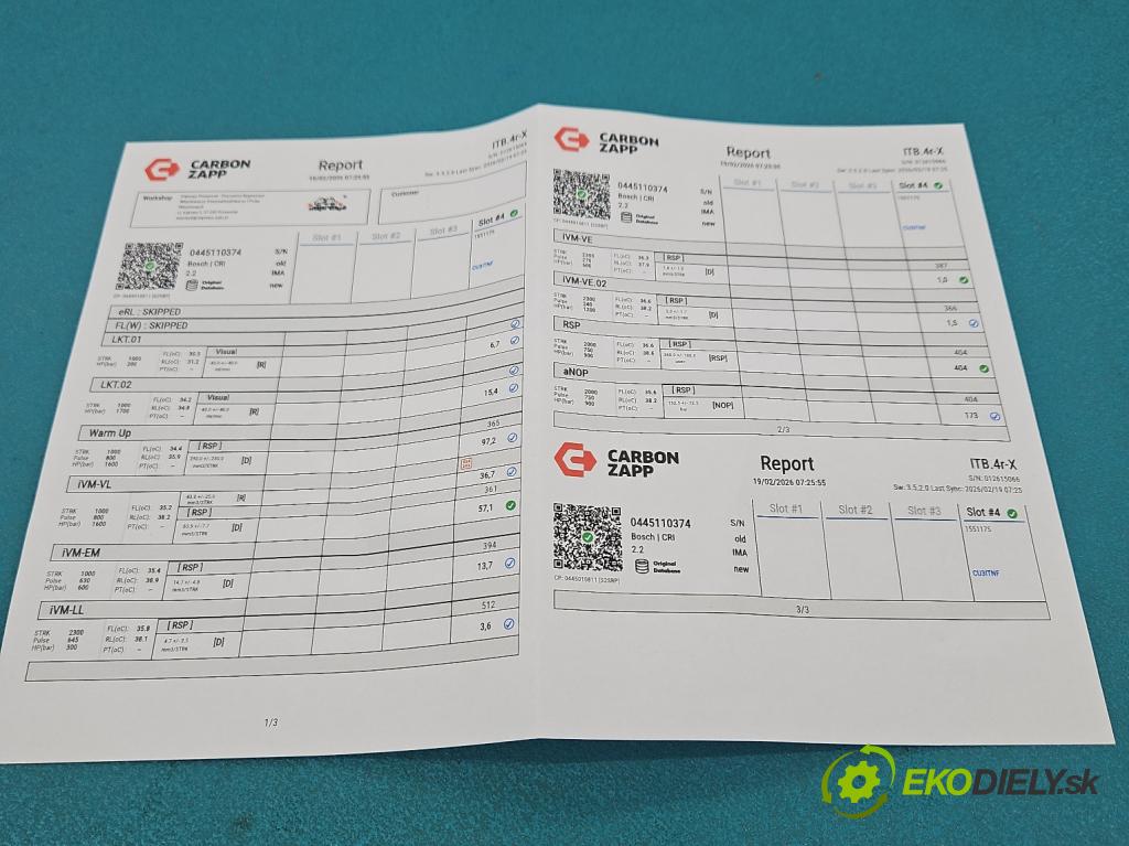 Hyundai Ix35 2.0 CRDI 136 HP manual 100 kW 1995 cm3 5- vstrek 0445110374 (Vstrekovač paliva)