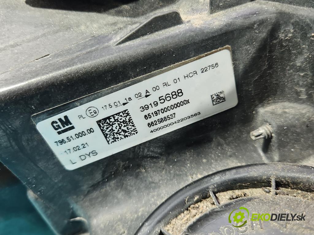 Opel Astra V  2015-2022 1.5 cdti 122 HP manual 90 kW 1496 cm3 5- Reflektor: ľavý 39195688 (Kľučka dverí ostatné)