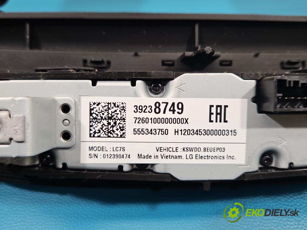 Opel Astra V  2015-2022 1.5 cdti 122 HP manual 90 kW 1496 cm3 5- Zobrazit: 39238749 (Prístrojová doska)