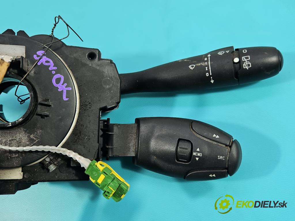 Peugeot 206 1.4 hdi 68 HP manual 50 kW 1398 cm3 5- prepínač komplex: 96542572XT (Prepínacie páčky pod volantom)