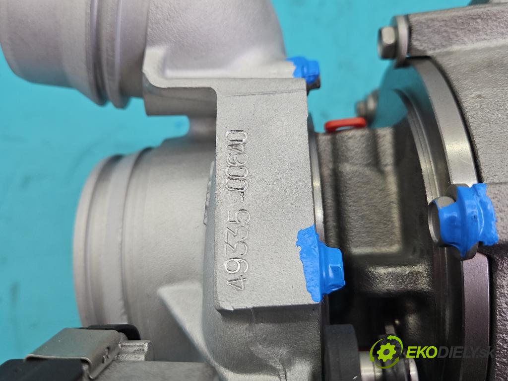 Bmw 3 F30 2011-2018 2.0d 184 hp manual 135 kW 1995 cm3 5- Turbodmychadlo repasováno 49335-00640