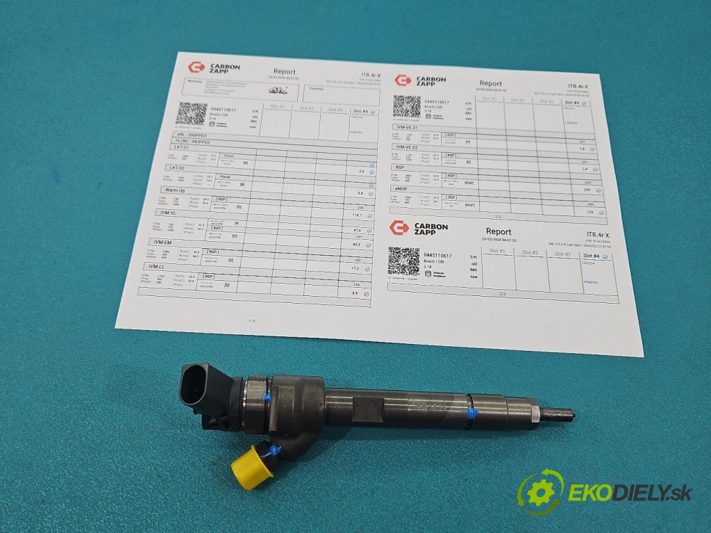 Bmw 3 F30 2011-2018 2.0d 184hp manual 135 kW 1995 cm3 5- vstrek 0445110617 (Vstrekovač paliva)