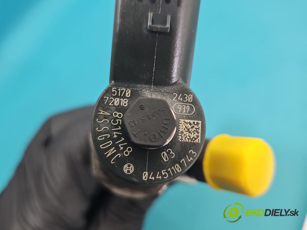 Bmw 5 G30 2017-2024 2.0d 190 HP automatic 140 kW 1995 cm3 4- vstrek 0445110743 (Vstrekovač paliva)