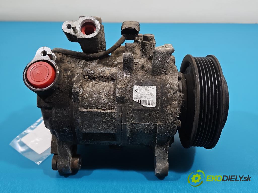 Bmw 3 F30 2011-2018 2.0d 184 hp manual 135 kW 1995 cm3 5- Kompresor: klíma 9223695-03 (Kompresor klimatizace)