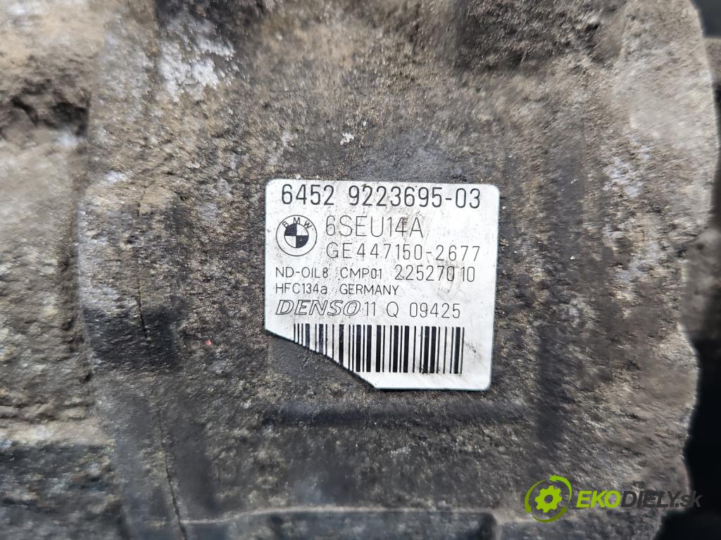 Bmw 3 F30 2011-2018 2.0d 184 hp manual 135 kW 1995 cm3 5- Kompresor: klíma 9223695-03 (Kompresor klimatizace)