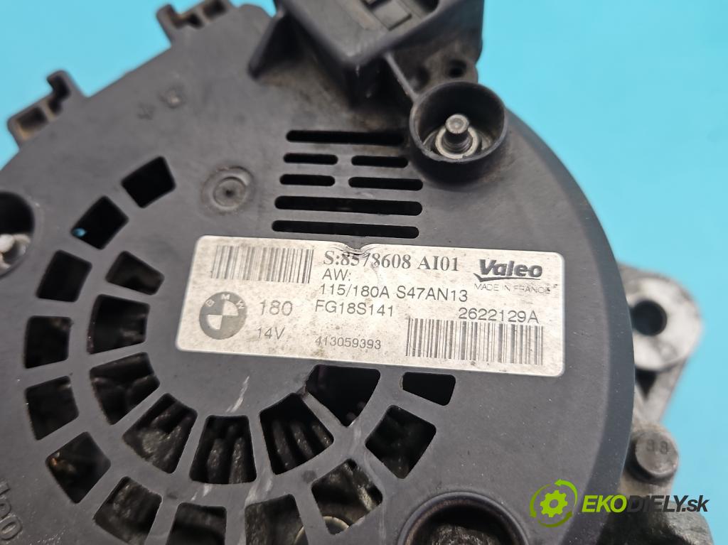 Bmw 3 F30 2011-2018 2.0d 184hp manual 135 kW 1995 cm3 5- Alternator 8578608 (Alternátor)