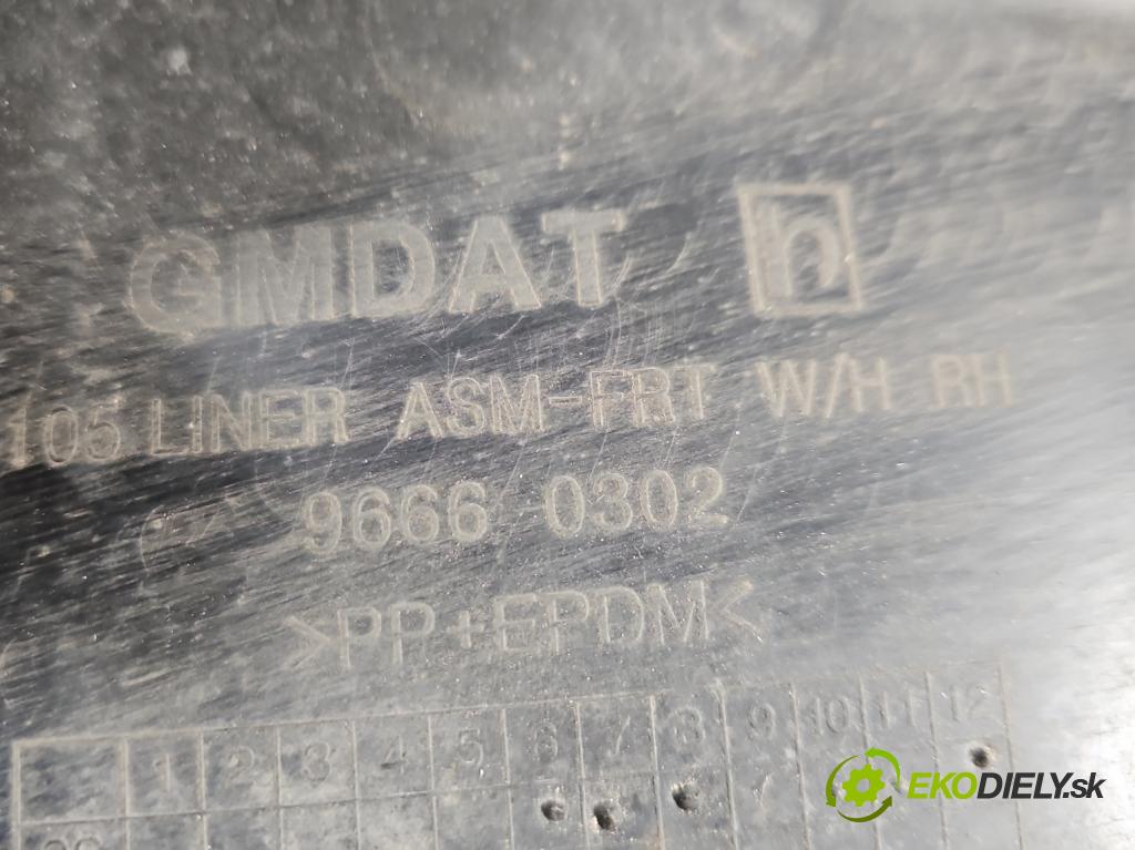 Opel Antara 2006-2015 2.0 cdti 150 HP automatic 110 kW 1991 cm3 5- Blatník: predné pravé 96660302