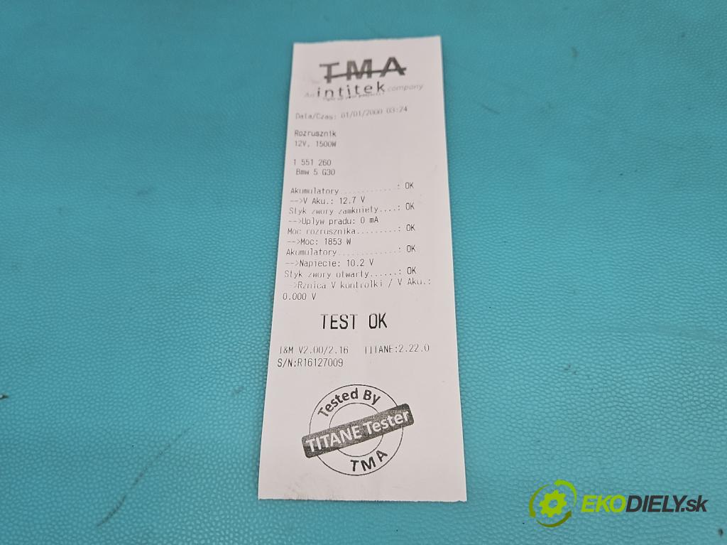 Bmw 5 G30 2017-2024 2.0d 190 HP automatic 140 kW 1995 cm3 4- štartér 8588898 (Štartér)