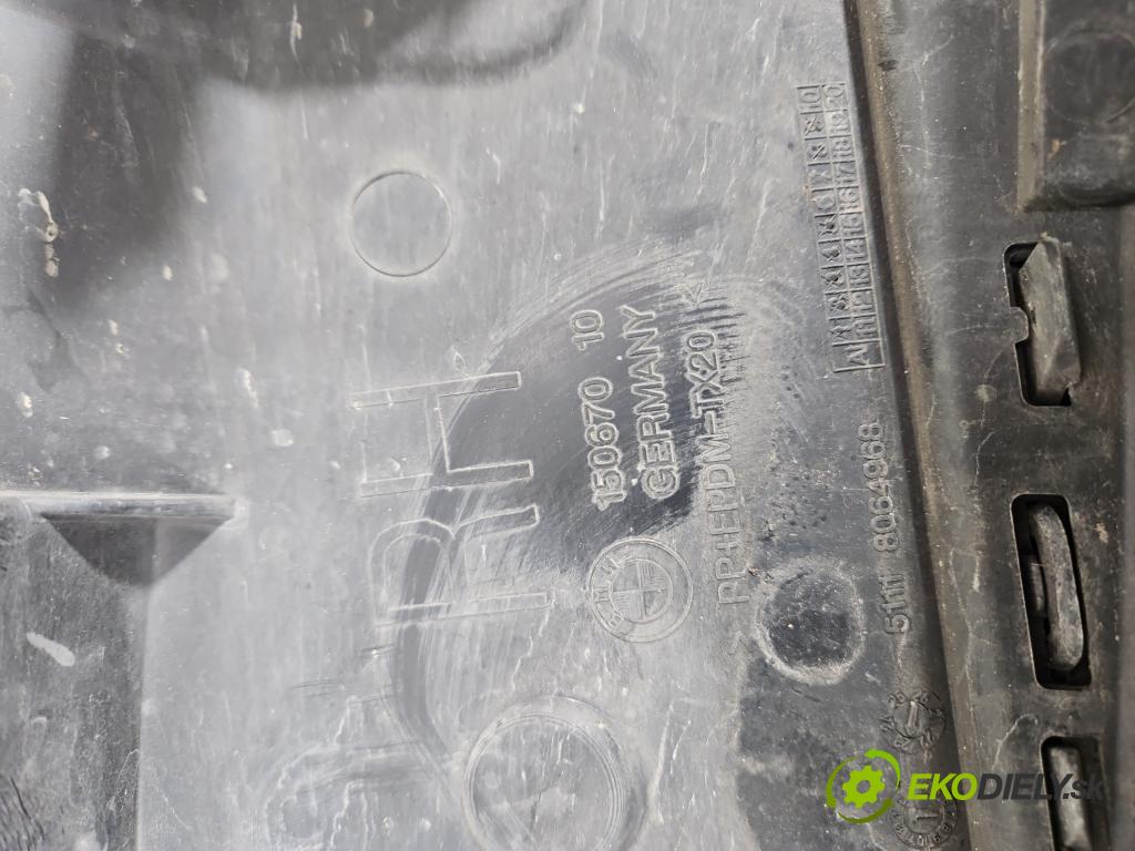 Bmw 5 G30 2017-2024 2.0d 190 HP automatic 140 kW 1995 cm3 4- nárazník predné  (Kľučka dverí ostatné)