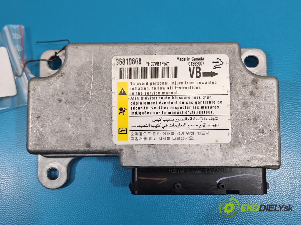 Opel Antara 2006-2015 2.0 cdti 150 HP automatic 110 kW 1991 cm3 5- riadiaca jednotka vankúše: 96810868