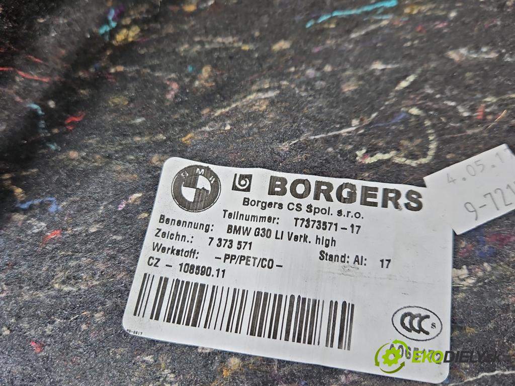 Bmw 5 G30 2017-2024 2.0d 190 hp automatic 140 kW 1995 cm3 4- Tapacír: kufra: levé 7373571