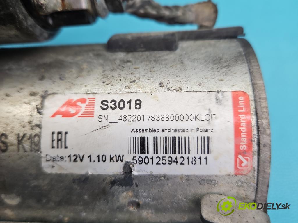 Opel Meriva B 2010-2017 1.3 cdti 75 HP manual 55 kW 1248 cm3 5- štartér  (Štartér)