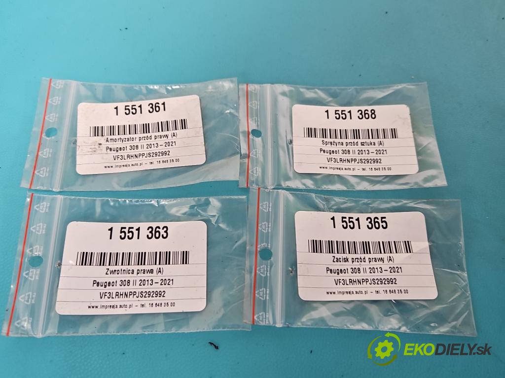 Peugeot 308 II 2013-2021 1.2 12V 110 hp manual 81 kW 1199 cm3 5- náboj pravé  (Náboj kola)