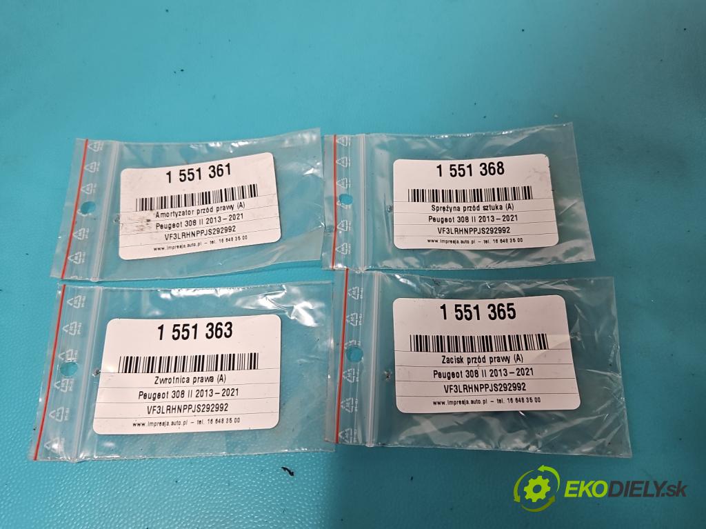 Peugeot 308 II 2013-2021 1.2 12V 110 hp manual 81 kW 1199 cm3 5- pružina přední