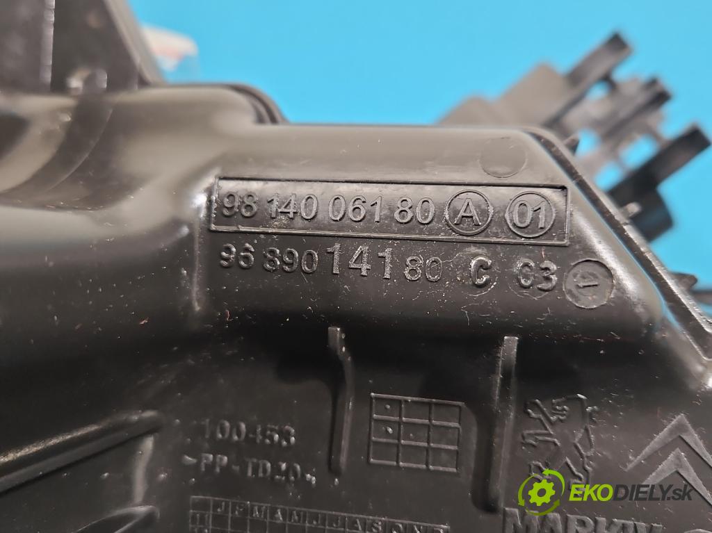 Peugeot 308 II 2013-2021 1.2 12V 110 hp manual 81 kW 1199 cm3 5- Rezonátor: 9814006180