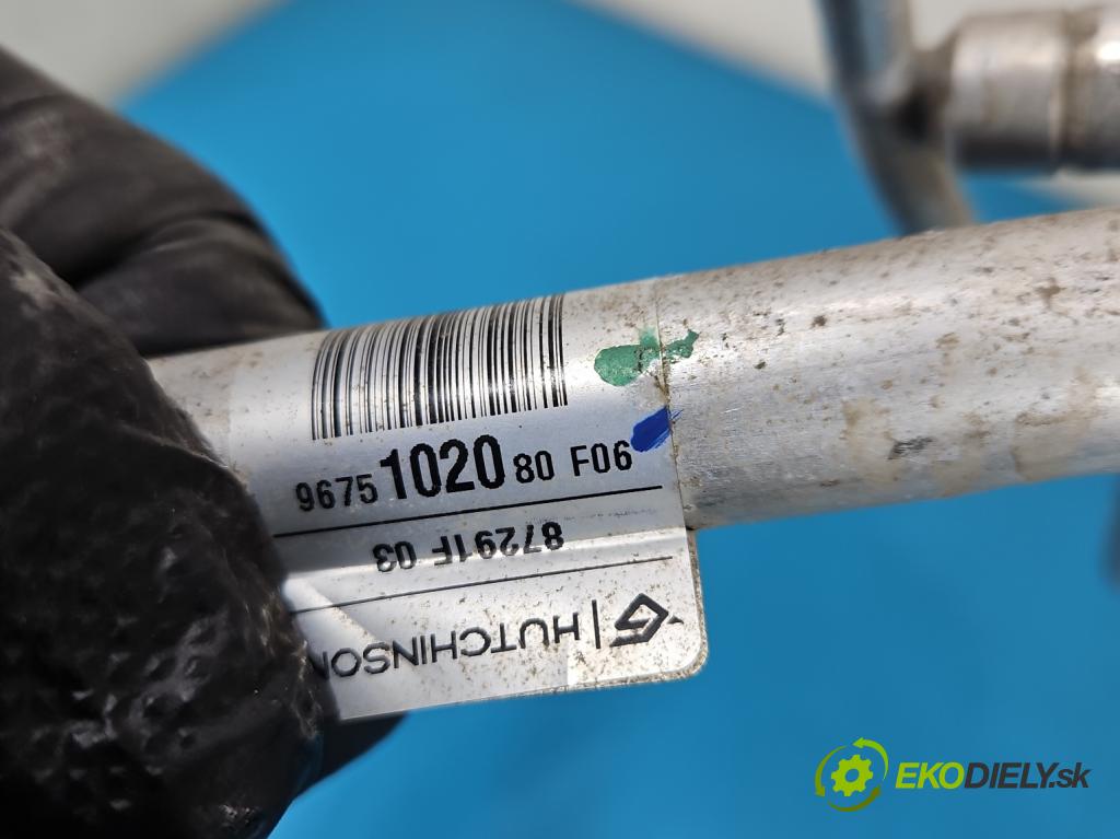 Peugeot 308 II 2013-2021 1.2 12V 110 hp manual 81 kW 1199 cm3 5- trubka klíma 9675102080