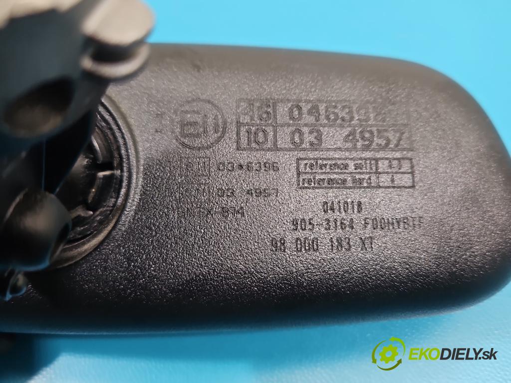 Peugeot 308 II 2013-2021 1.2 12V 110 HP manual 81 kW 1199 cm3 5- zrkadlo uvnitř: 98000183XT (Spätné zrkadlo vnútorné)