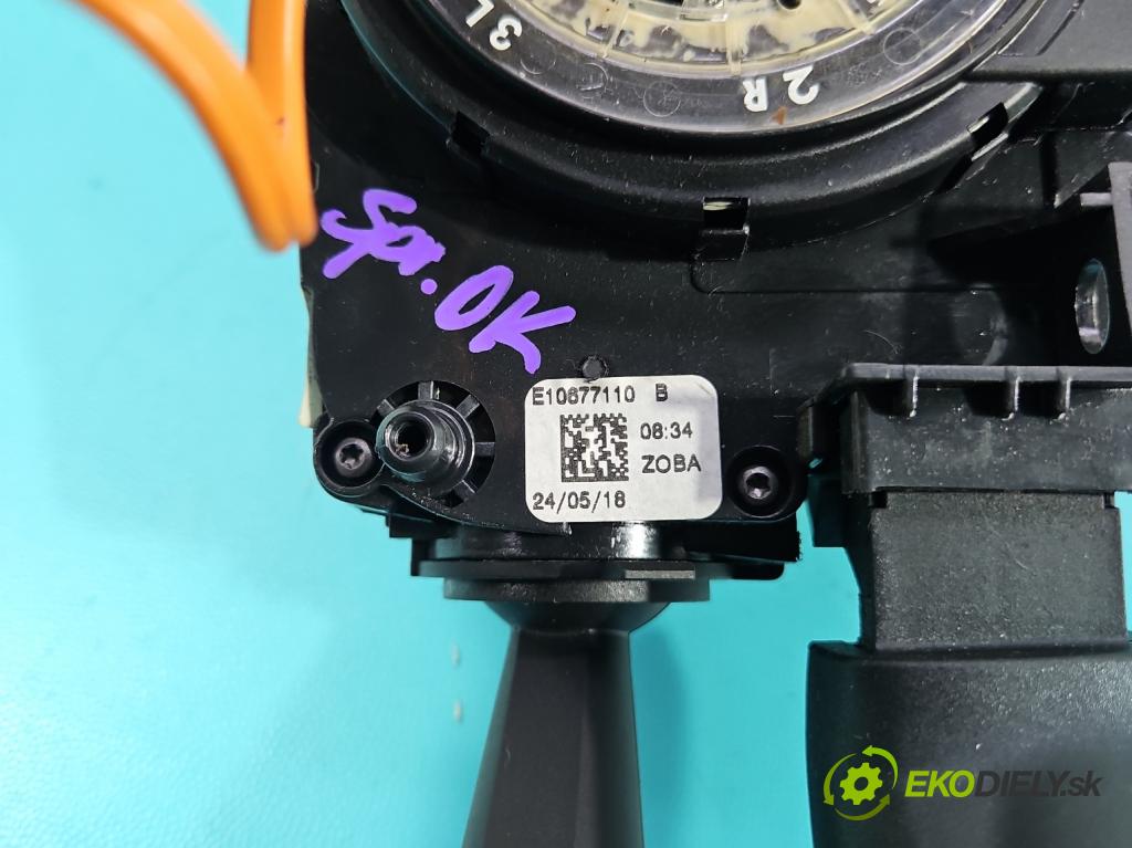 Peugeot 308 II 2013-2021 1.2 12V 110 HP manual 81 kW 1199 cm3 5- prepínač komplex: 98154514ZD (Prepínacie páčky pod volantom)